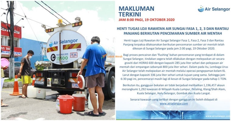 masalah air selangor