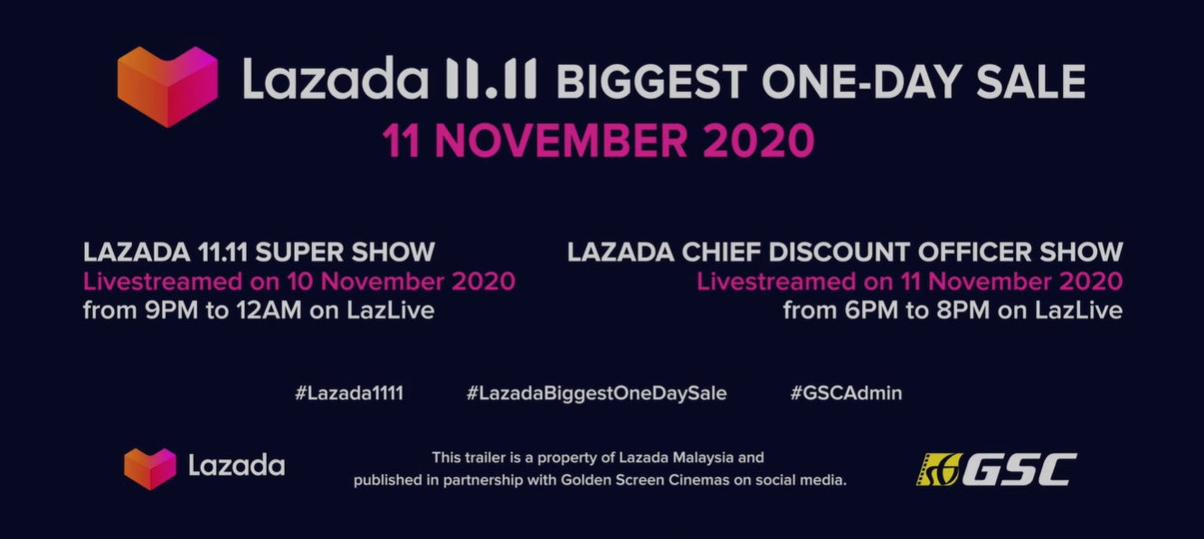 Photo 2 Lazada 11.11 Livestream Dates