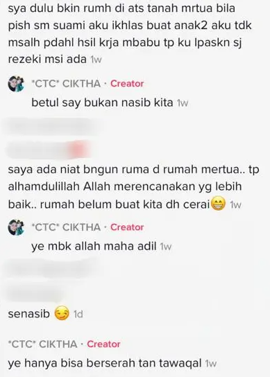 TIK KOMEN MENANTU 1