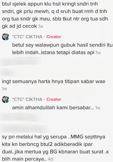 Tik Komen Menantu 3