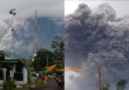 Gunung Berapi Tertinggi Di Pulau Jawa Meletus