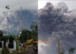 Gunung Berapi Tertinggi Di Pulau Jawa Meletus