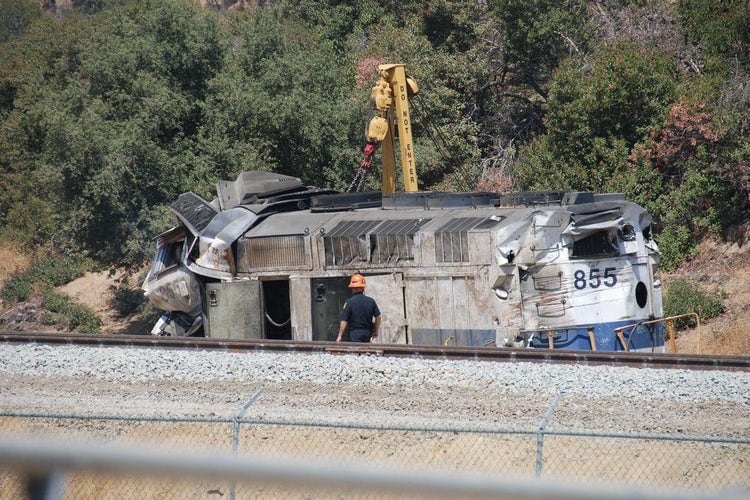 now known as the chatsworth crash peck was killed when a commuter and freight train collide photo u1