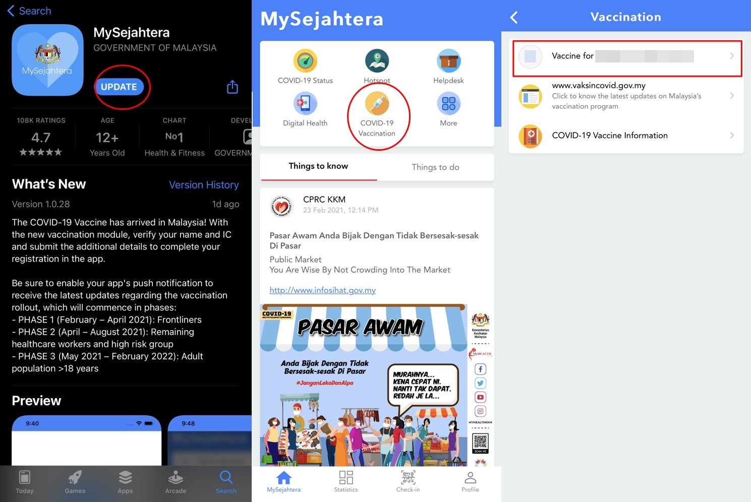 Sejahtera Update