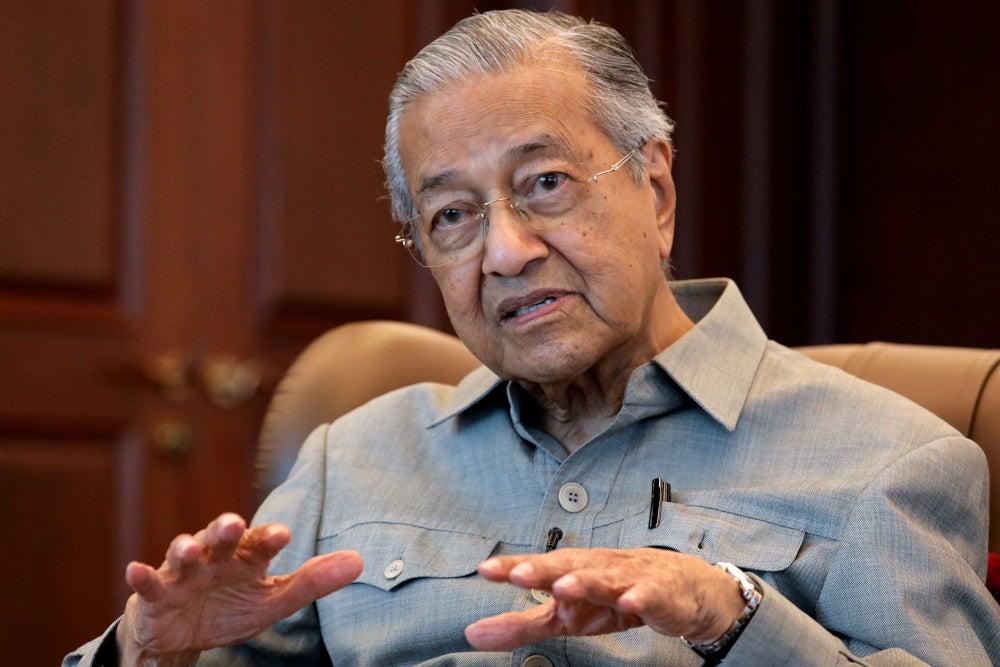 Reuters Mahathir Mohamad 20200714