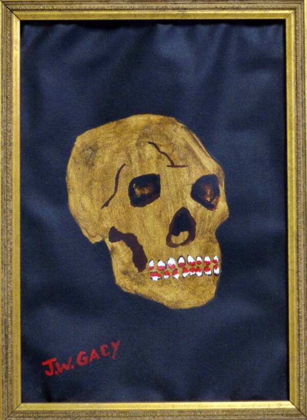 Dahmer Skull Painting