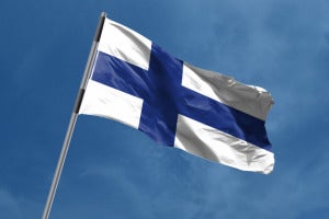 Finland Flag Waving 1498 32