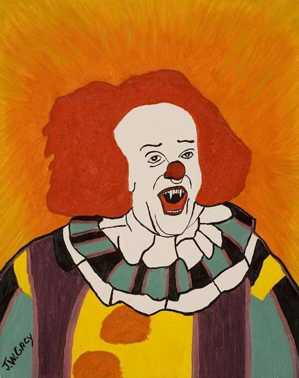 It Clown John Wayne Gacy Painting