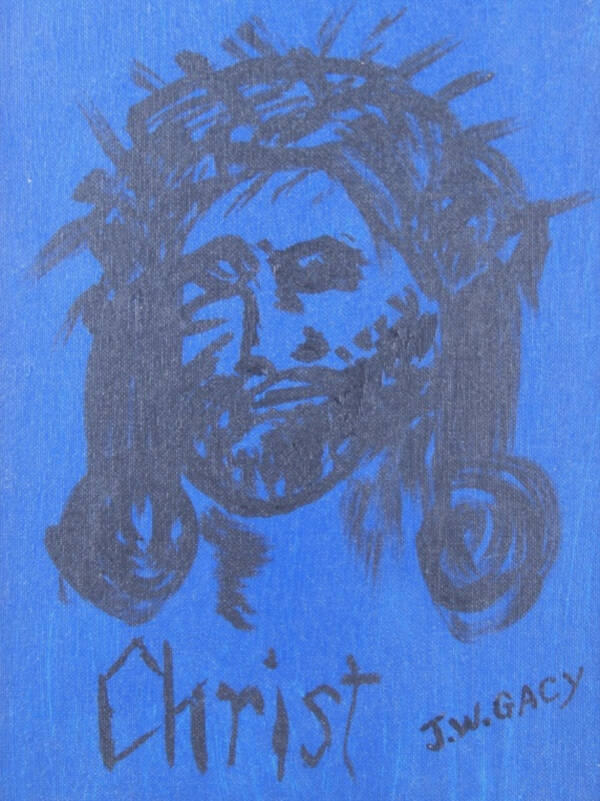 john wayne gacy painting of christ