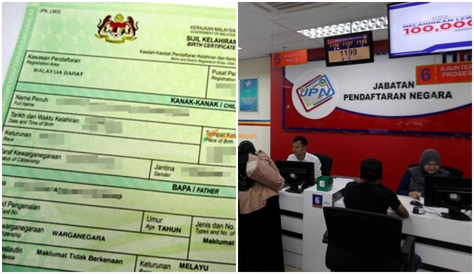 JPN Benarkan Nama Bapa Ditukar Pada Kad Pengenalan & Surat Beranak