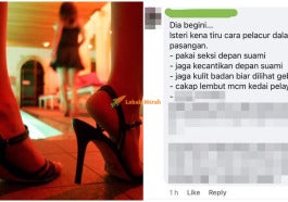 Isteri Kena Tiru Cara Pelacur