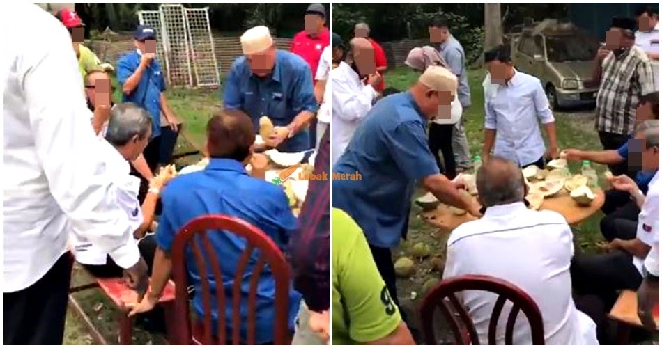 Makan Durian Beramai Ramai Langgar Sop