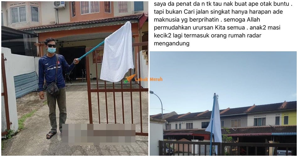 Minta Bantuan Kibar Bendera