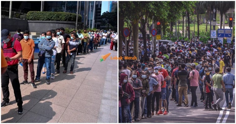 ft warga asing beratur ppv klcc