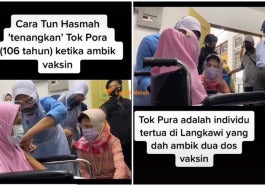 tok pora ambik vaksin