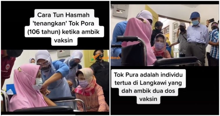 tok pora ambik vaksin