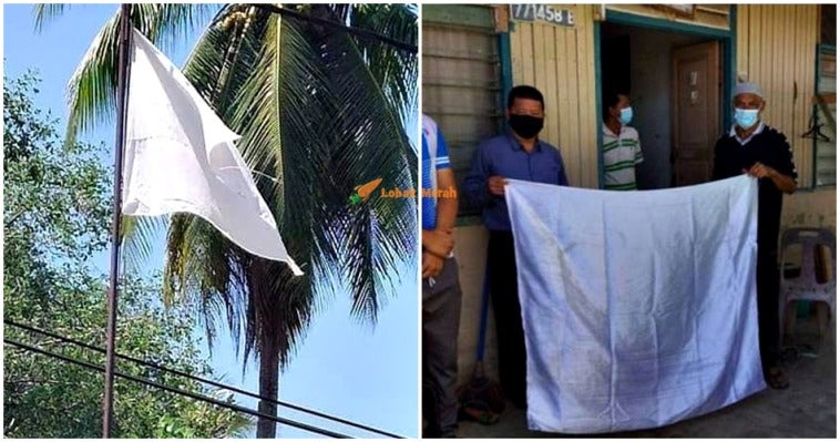 turunkan bendera putih