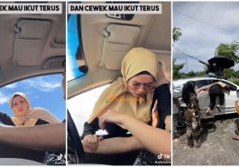 Cewek Mahu Ikut Masuk Kereta Tiktok