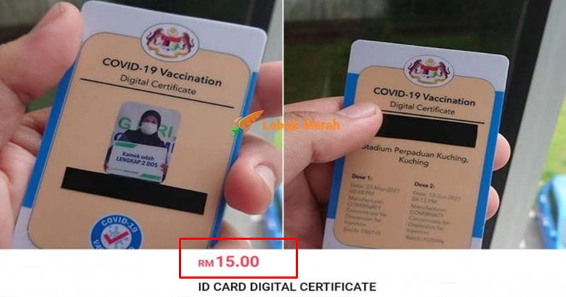 Ft Sijil Digital Vaksin Palsu Dah Dijual Rm15