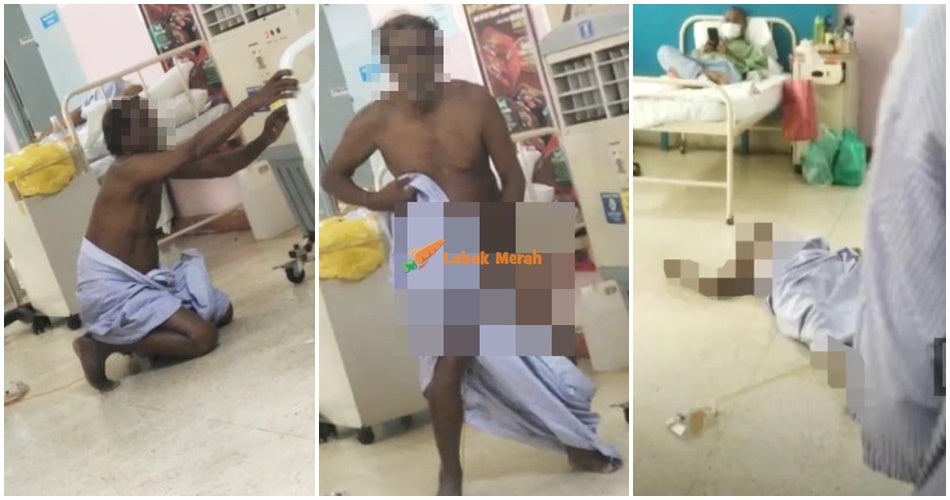 ft warga emas merangkak minta bantuan rebah di wad covid