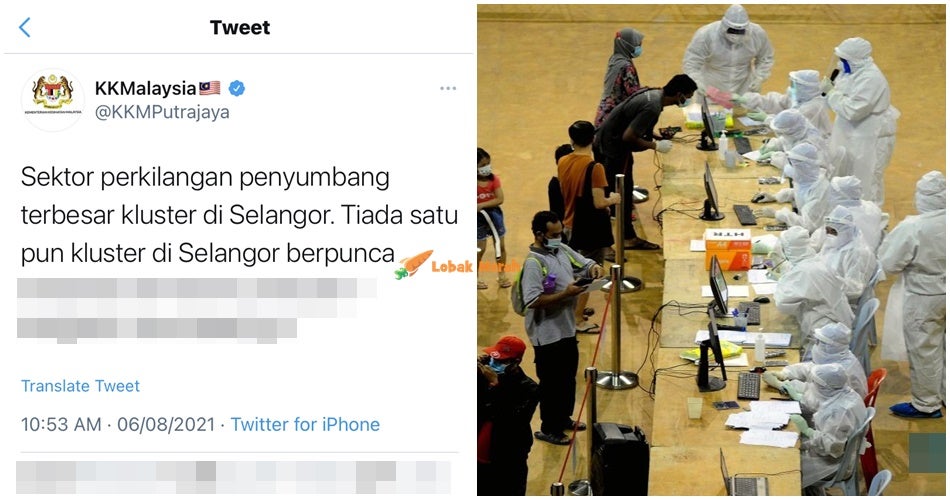 kluster kilang penyumbang terbesar covid 19 selangor