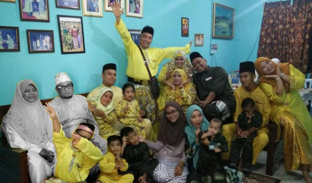 mangsa covid 19 bersama anak dan menantu