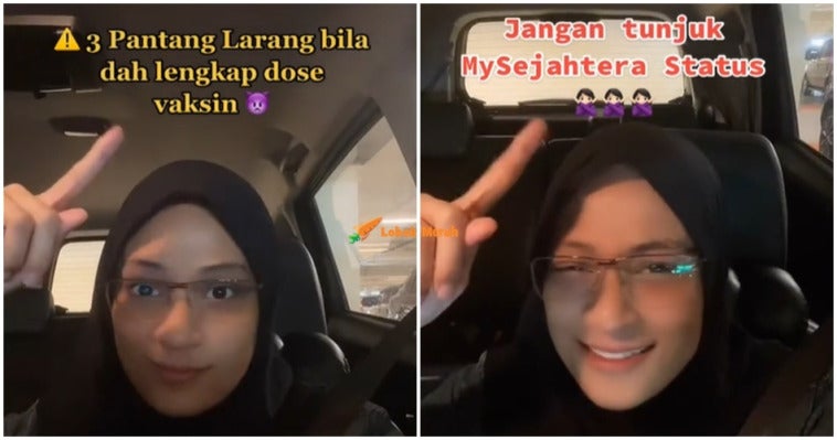 Pantang Larang Lepas 2 Dos Vaksin