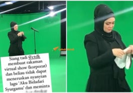 Siti Nurhaliza Sebak Pemergiaan Siti Sarah