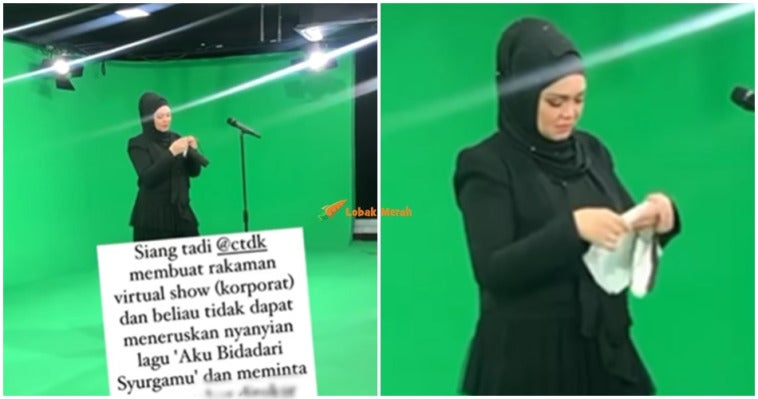 Siti Nurhaliza Sebak Pemergiaan Siti Sarah