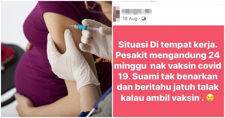 Suami Tak Benarkan Isteri Hamil Ambil Vaksin