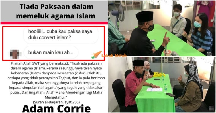 Ada Yang Tak Puas Hati Adam Corrie Islamkan Orang