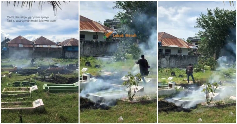 Fi Anak Bakar Kubur Ayah