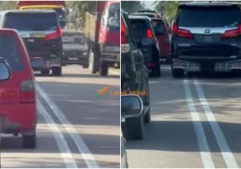 ft kereta timbalan menteri pototng double line