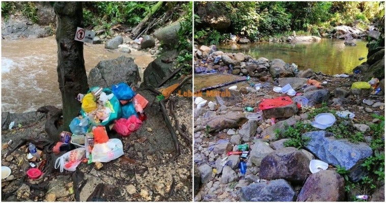 ft sungai penuh sampah sarap