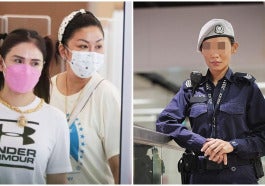 hina polis wanita singapura orang miskin