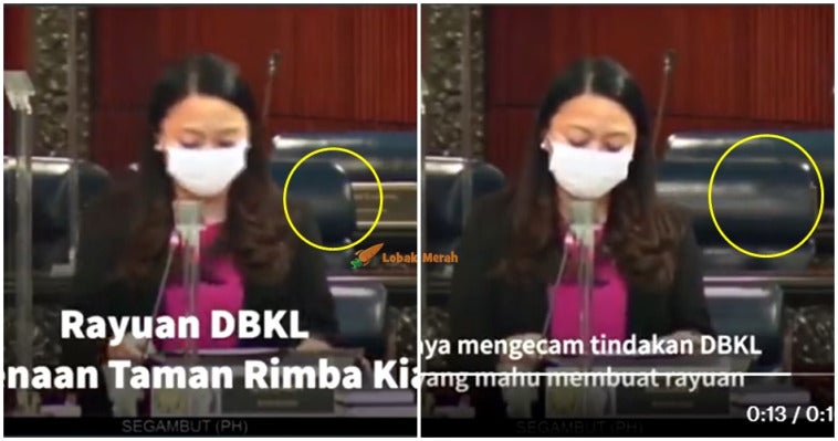 kerusi belakang hannah yeoh bergerak