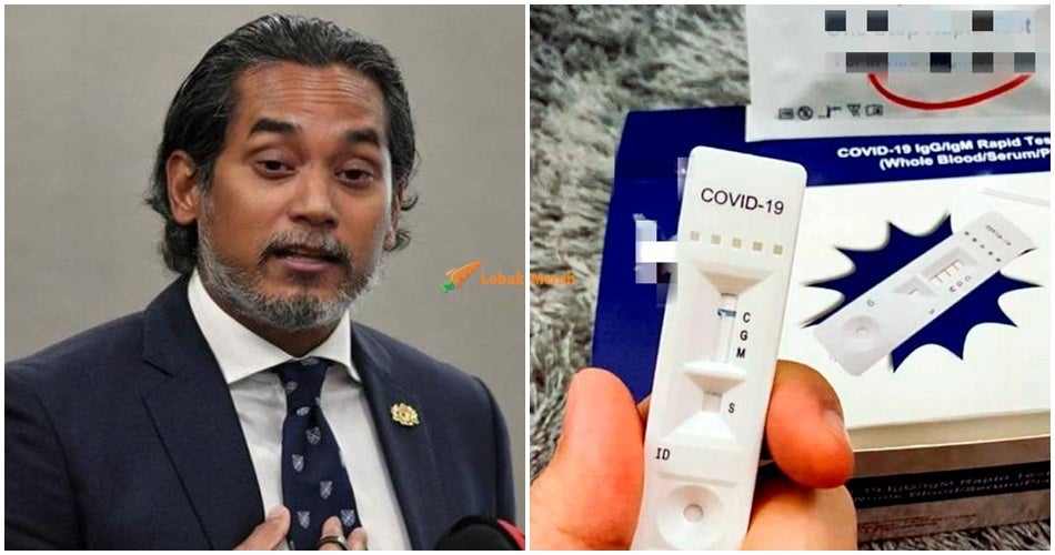 turun harga test kit covid khairy jamaluddin