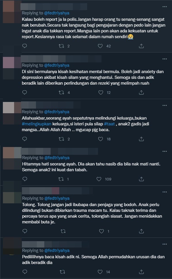 Komen Kisah Ayah Pedo