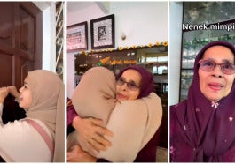 nenek mimpi ke ni terharu jumpa cucu