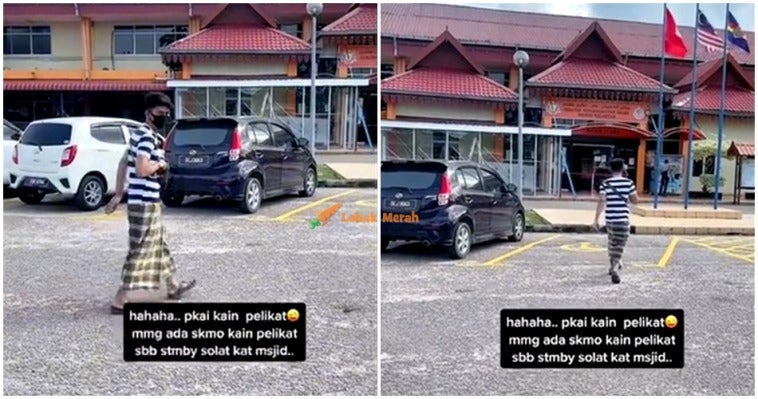 pergi jpj pakai kain pelikat