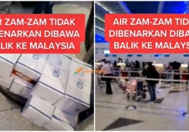 Tak Benar Air Zam Zam Dibawa Balik Msia