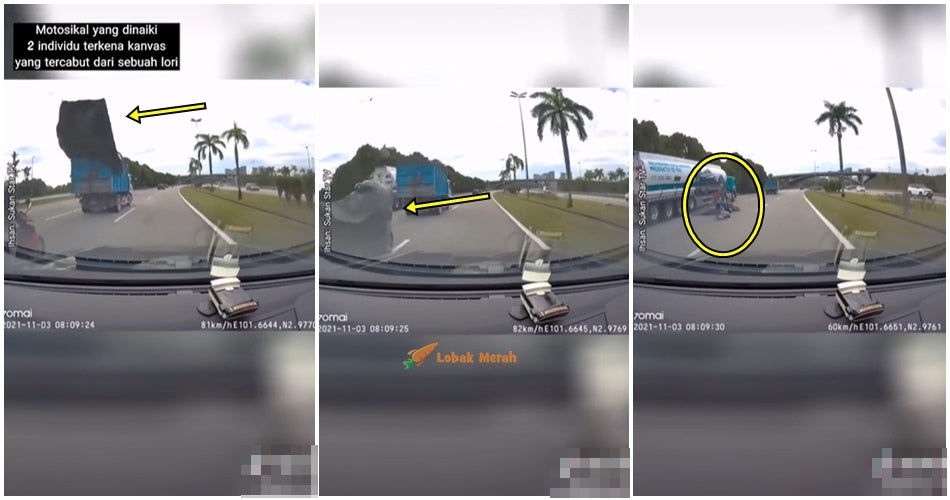 MOTOSIKAL DITIMPA KANVAS