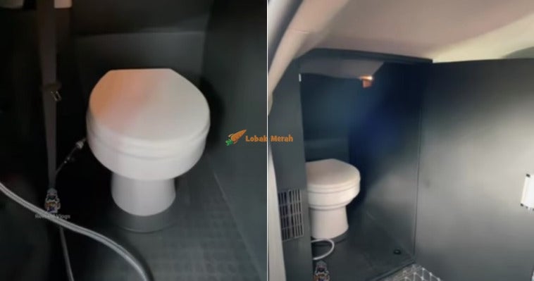 f3 toilet in car