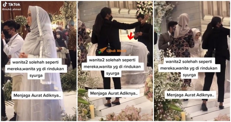 Oki Setiana Dewi Betulkan Gaun Adik Video