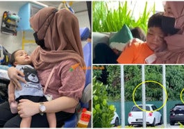 wanita sekeluarga diserang monyet kuantan
