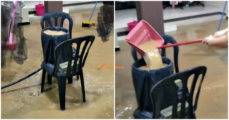 cara buang air bertakung banjir