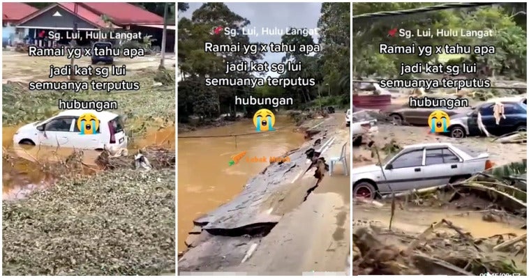 sg lui musnah akibat banjir