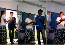 suami palau isteri buat surprise kek