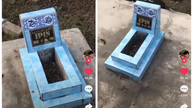 58054 viral penampakan kuburan upin ipin videonya tuai perdebatan warganet