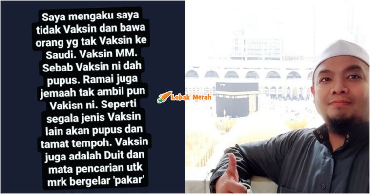 Ft Abu Syafiq Mengaku Bawa Jemaah Tak Vaksin Umrah